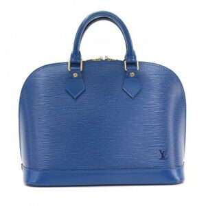 Authentic Louis Vuitton Epi Leather Alma PM Satchel Bag w/Shoulder Strap